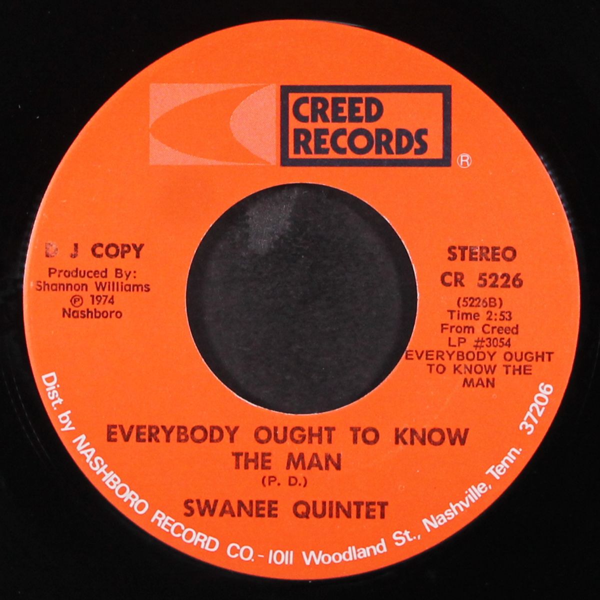 reach out and touch the lord / everybody ought to know by SWANEE QUINTET