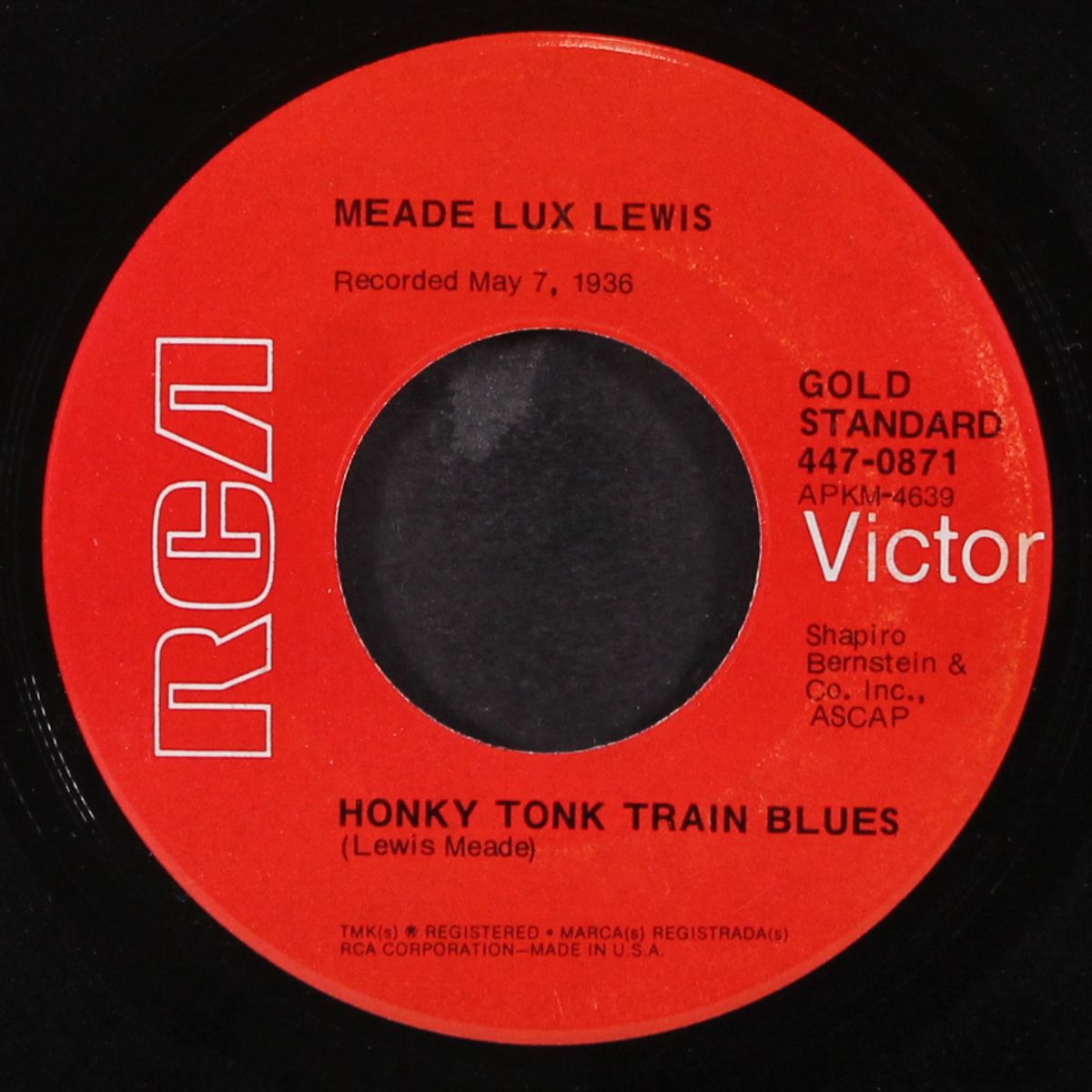 boogie woogie jump / honky tonk train blues by ALBERT AMMONS & PETE JOHNSON / MEADE LUX LEWIS
