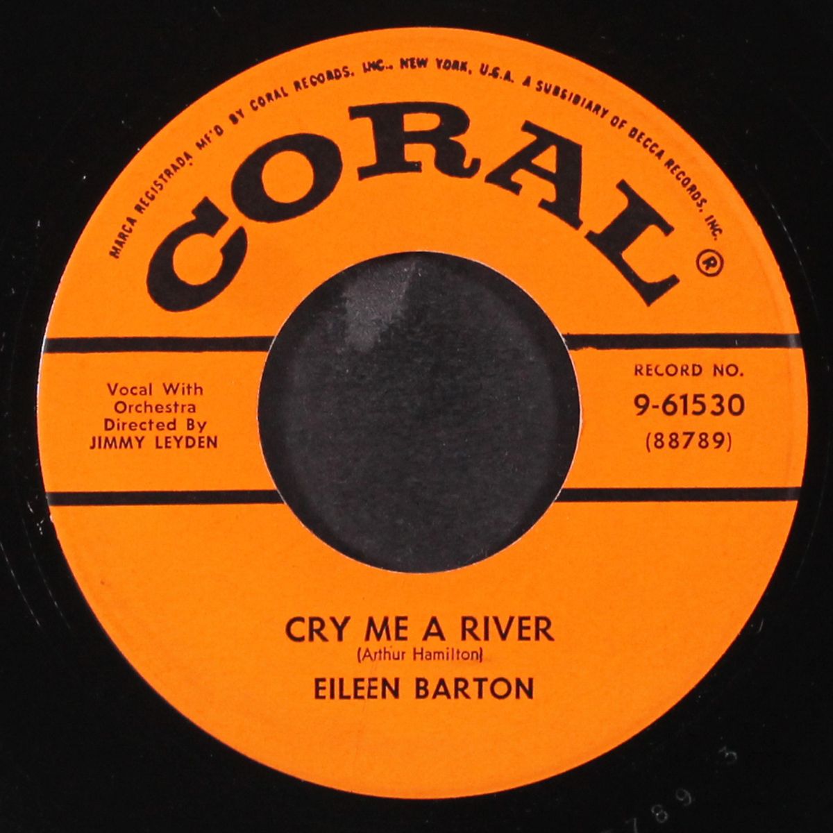 cry me a river / come home by EILEEN BARTON