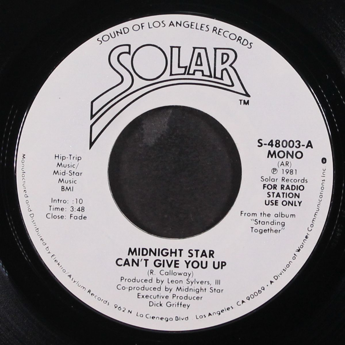 can't give you up by MIDNIGHT STAR