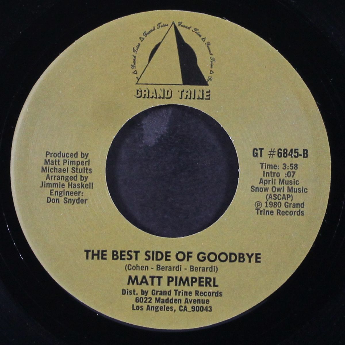 sailing without a sail / the best side of goodbye by MATT PIMPERL