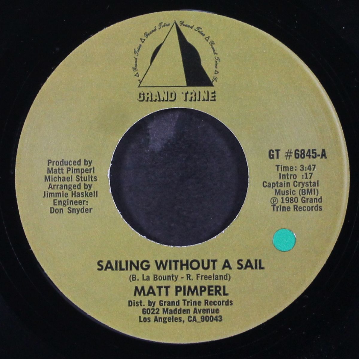 sailing without a sail / the best side of goodbye by MATT PIMPERL