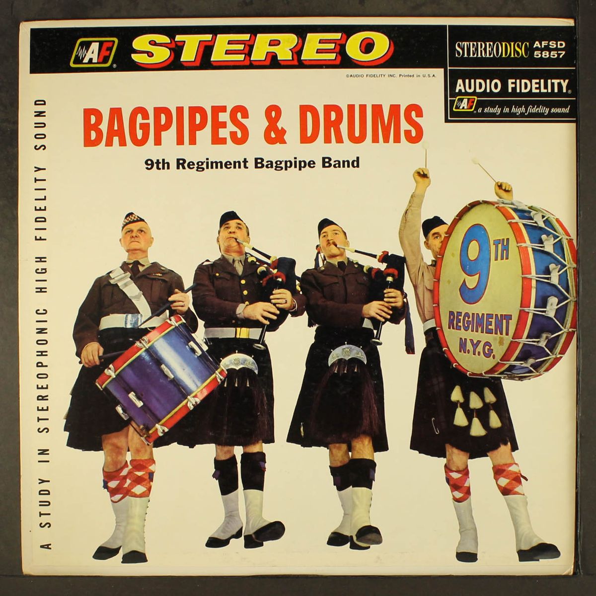 bagpipes & drums by 9TH REGIMENT BAGPIPE BAND