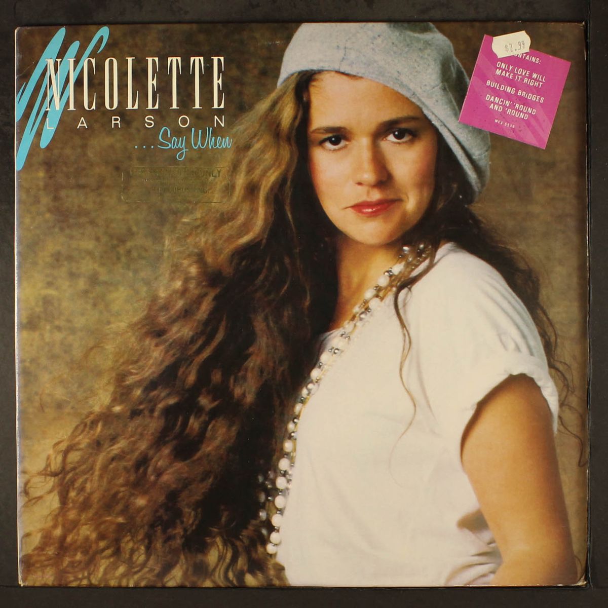 say when by NICOLETTE LARSON
