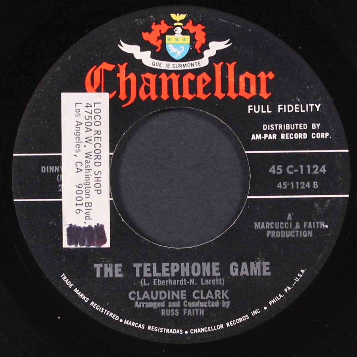 walkin' through a cemetery / the telephone game by CLAUDINE CLARK