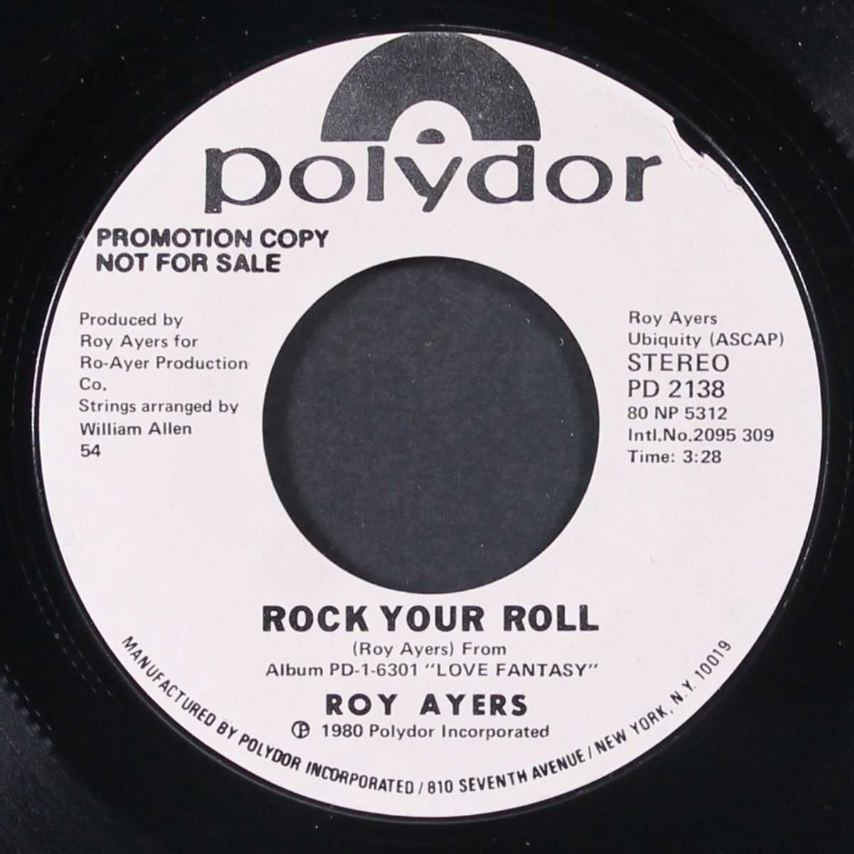 rock your roll / same by ROY AYERS