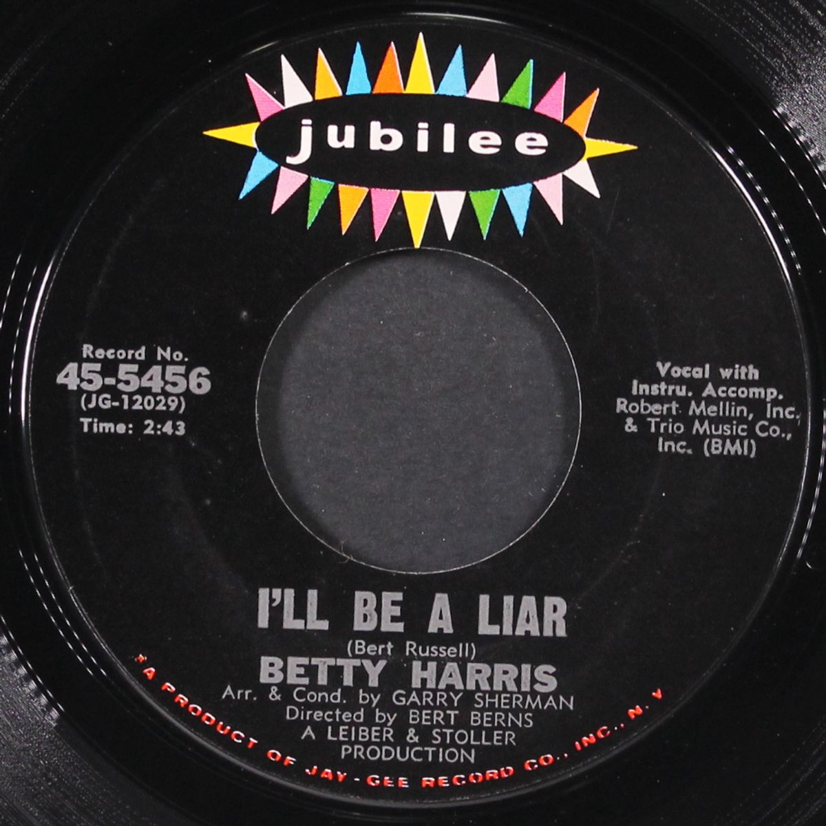 i'll be a liar / cry to me by BETTY HARRIS