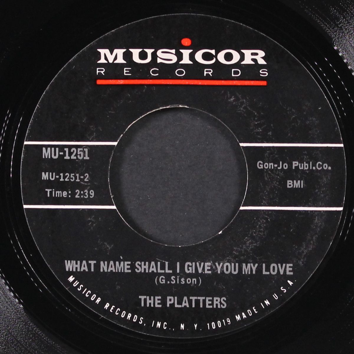 washed ashore / what name shall i give you my love by PLATTERS