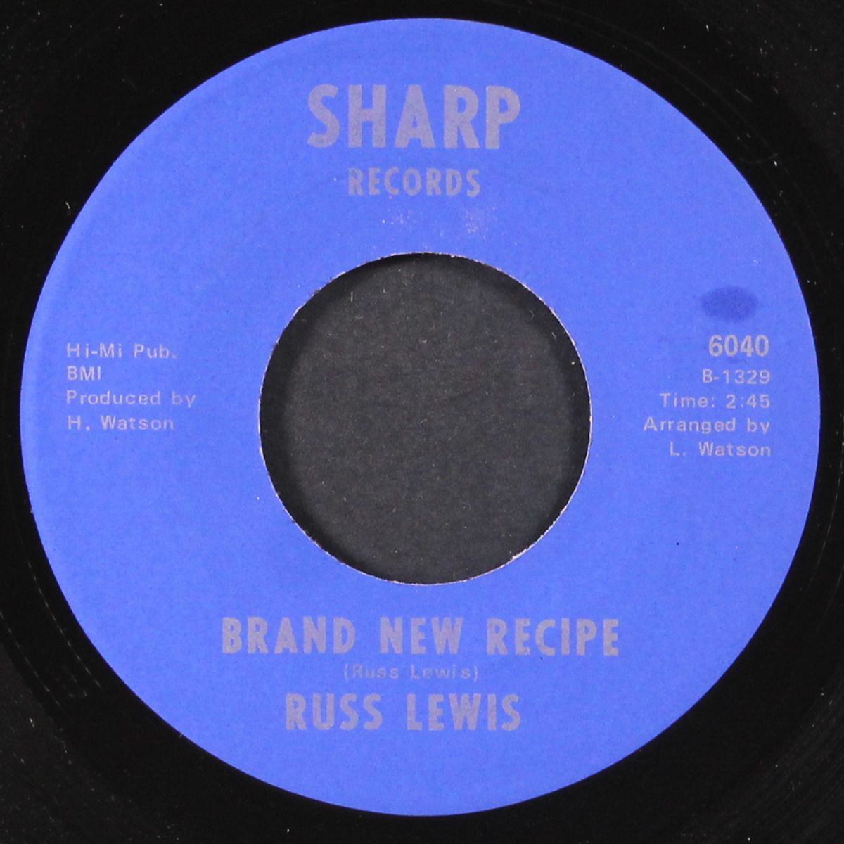love made me blue / brand new recipe by RUSS LEWIS
