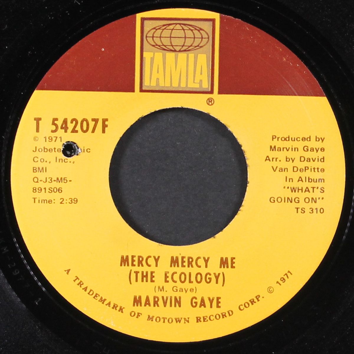 mercy mercy me (the ecology / sad tomorrows by MARVIN GAYE