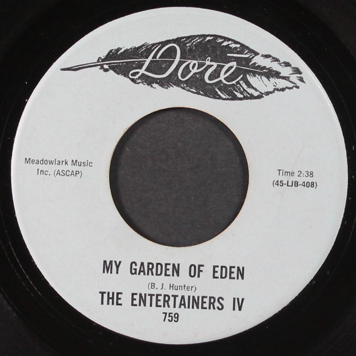 gettin' back into circulation / my garden of eden by ENTERTAINERS IV