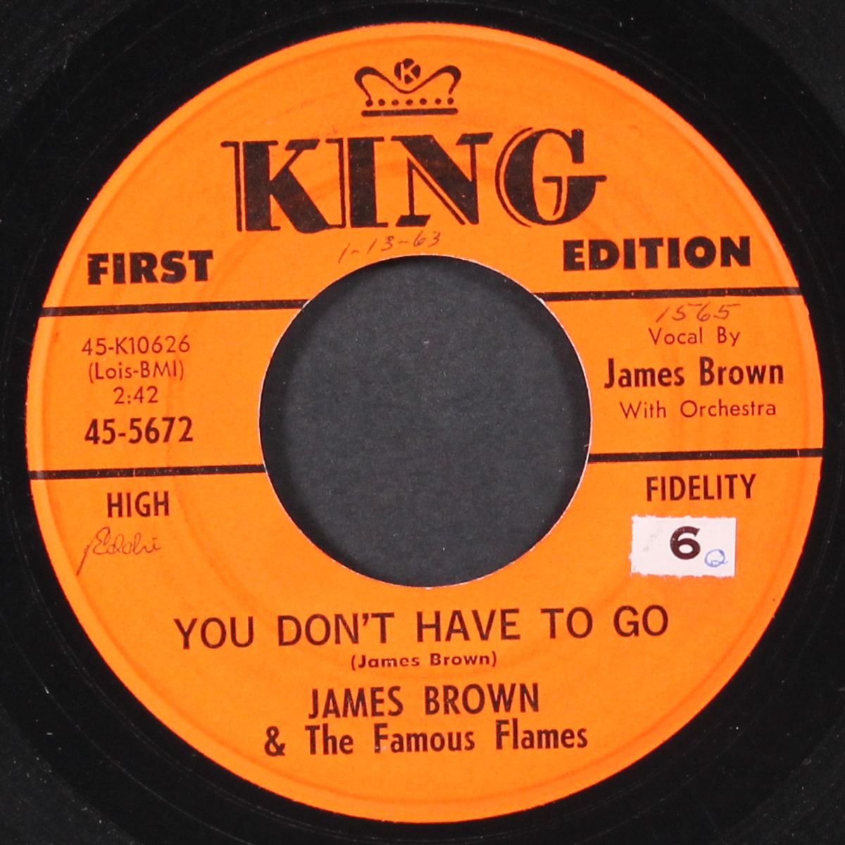 mashed potatoes u.s.a. / you don't have to go by JAMES BROWN