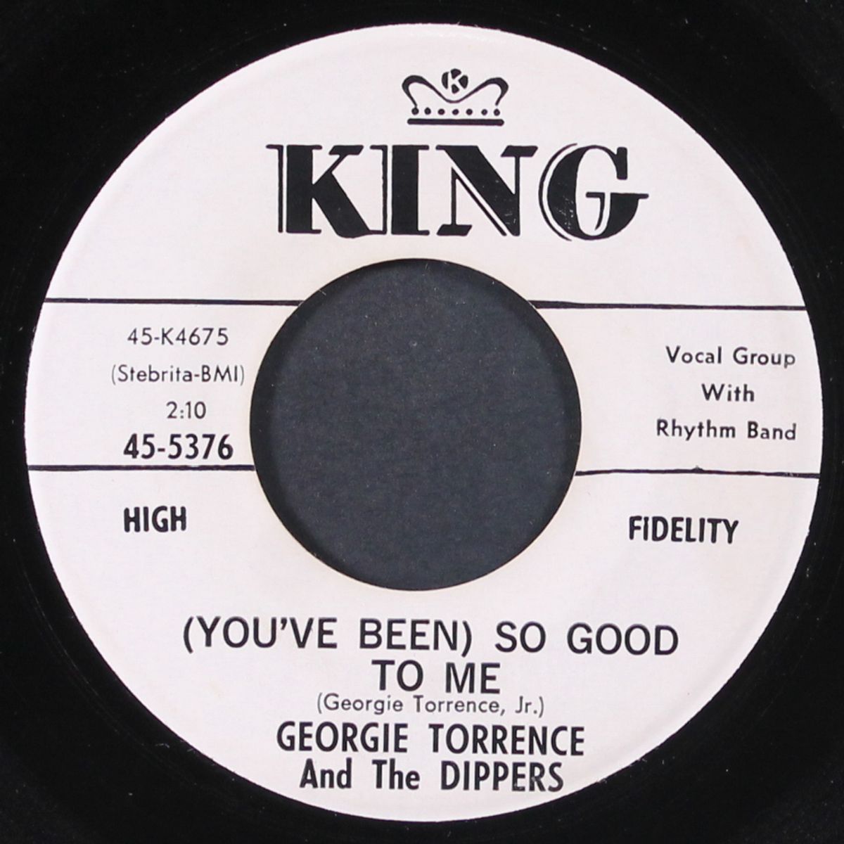 so good to me / go away by GEORGE TORRENCE & DIPPERS