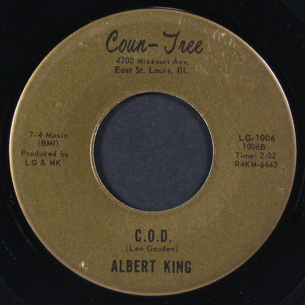c.o.d. / worsome baby by ALBERT KING
