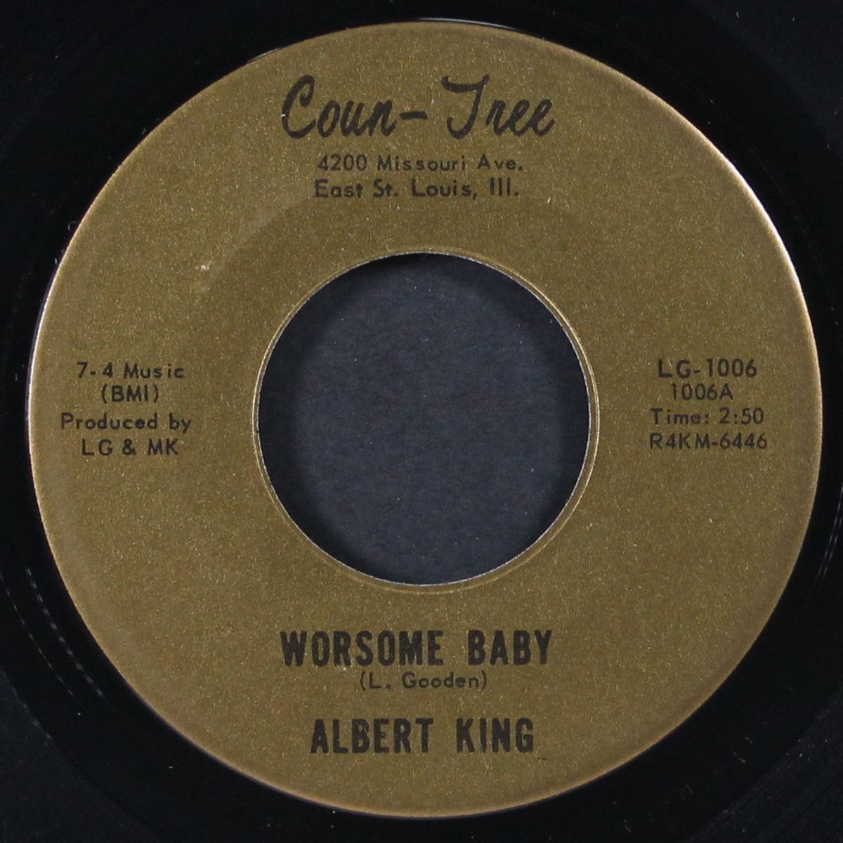 c.o.d. / worsome baby by ALBERT KING
