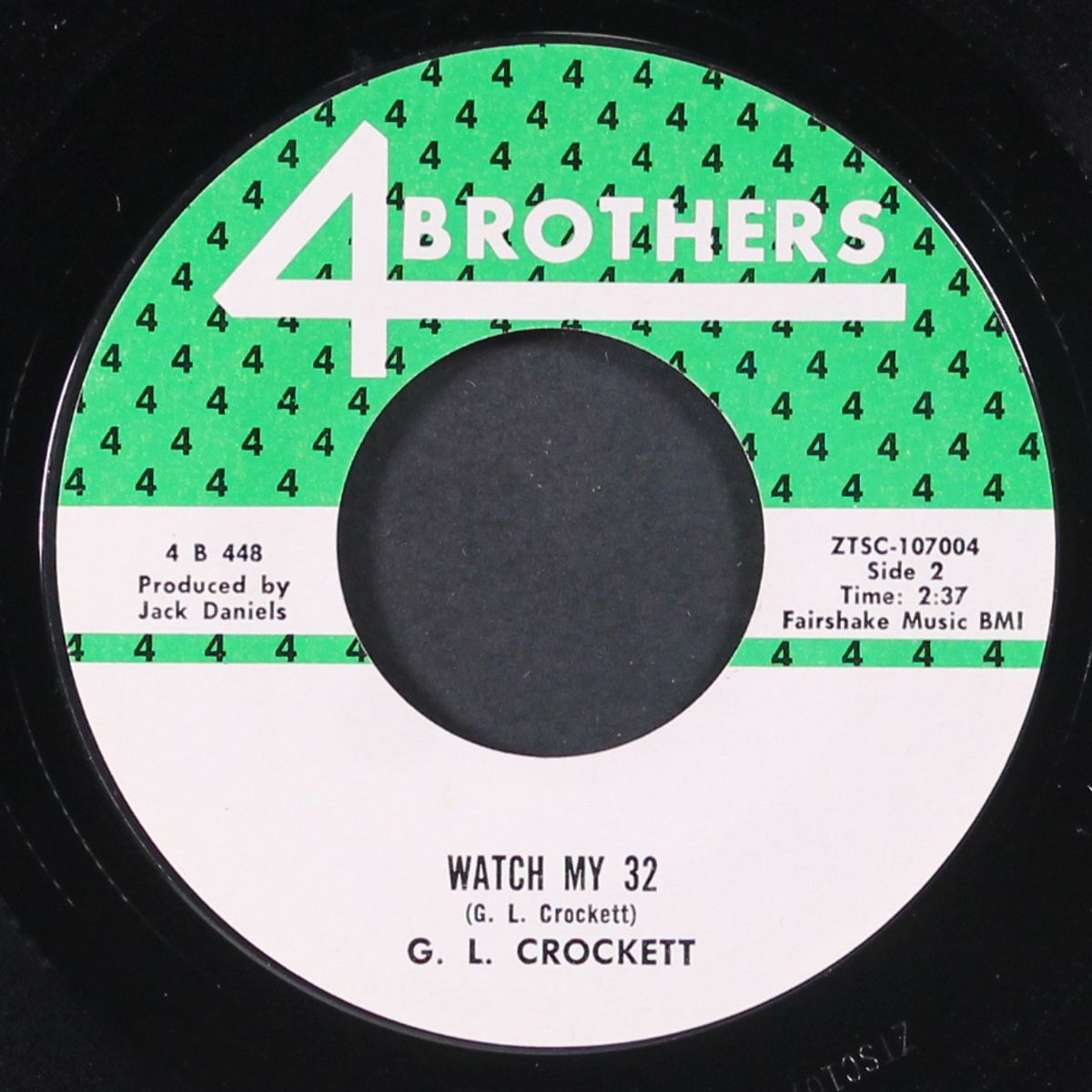 every good-bye ain't gone / watch my 32 by G.L. CROCKETT