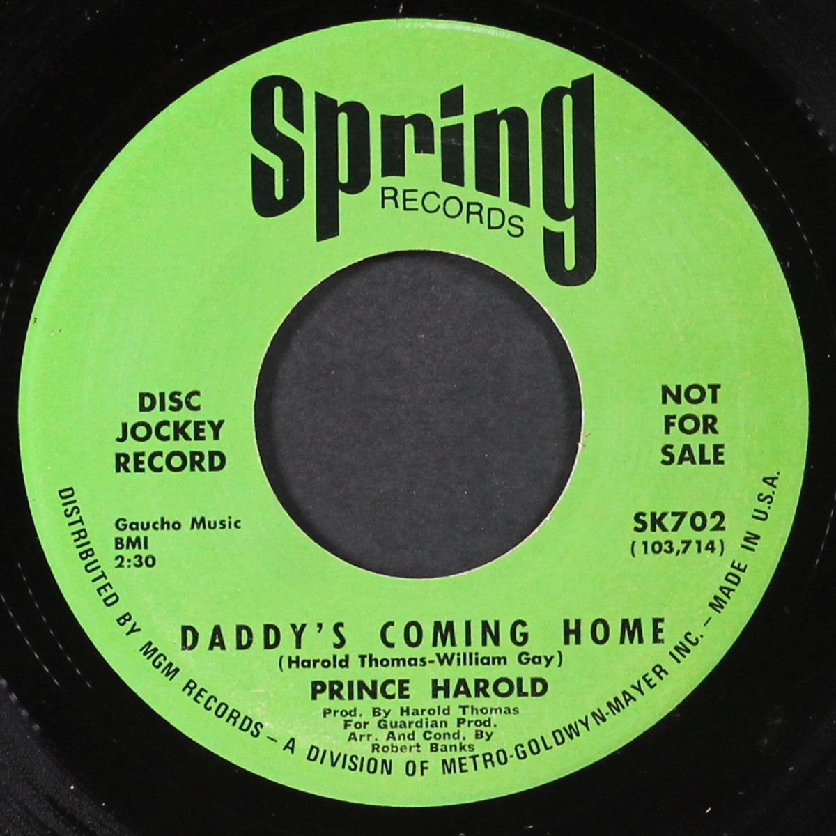 ain't it amazing / daddy's coming home by PRINCE HAROLD