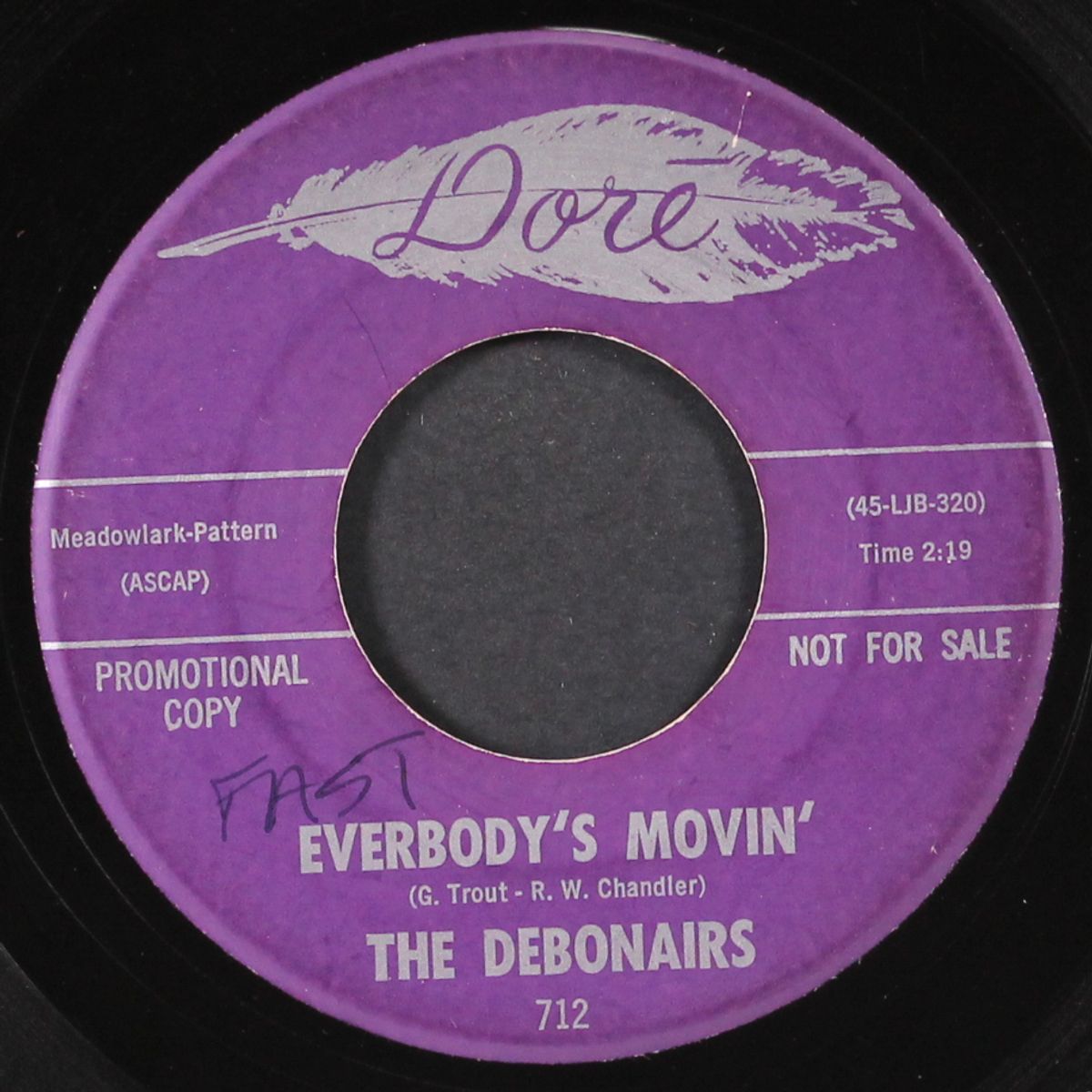 everybody's movin' / mama don't care by DEBONAIRES