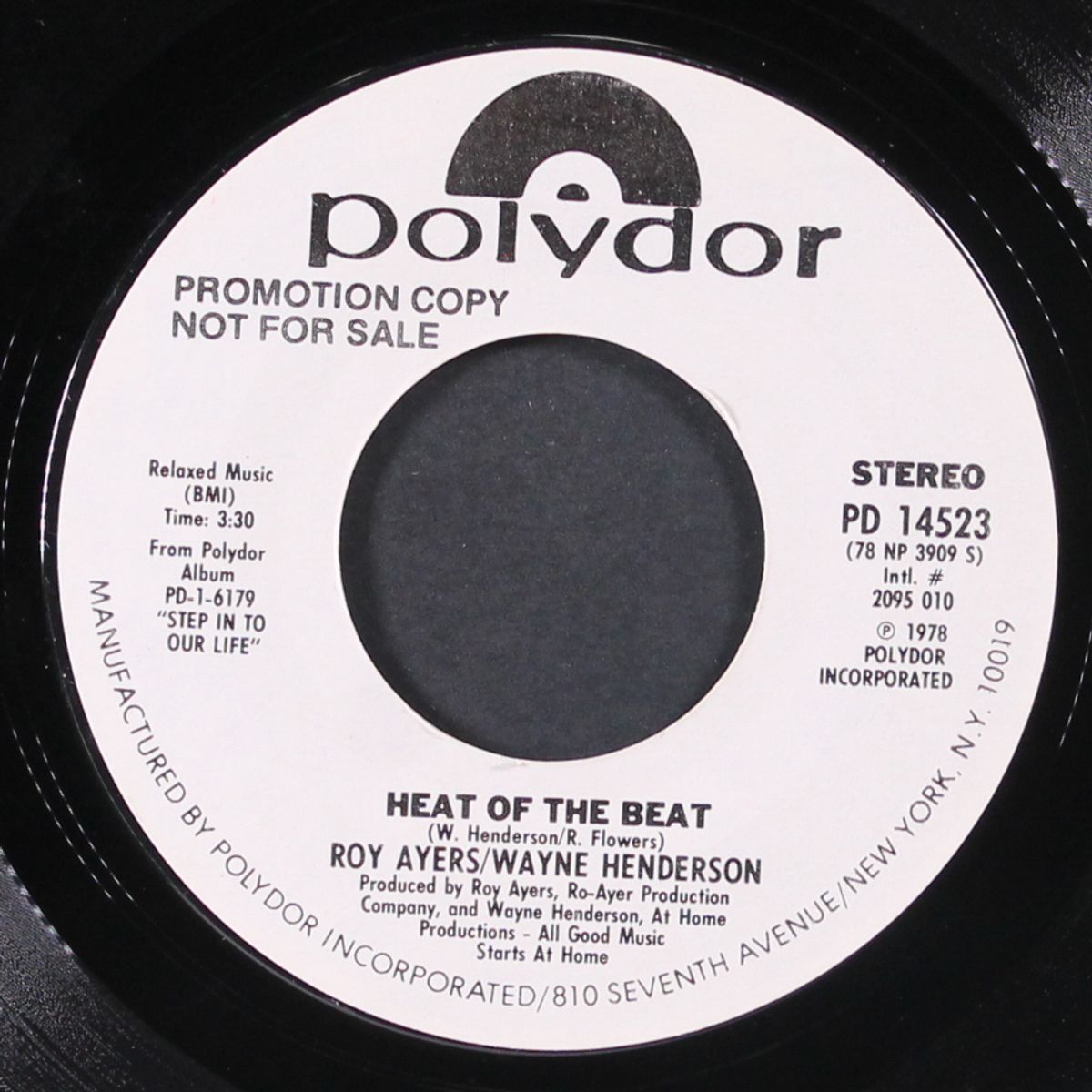 heat of the beat / mono by ROY AYERS & WAYNE HENDERSON