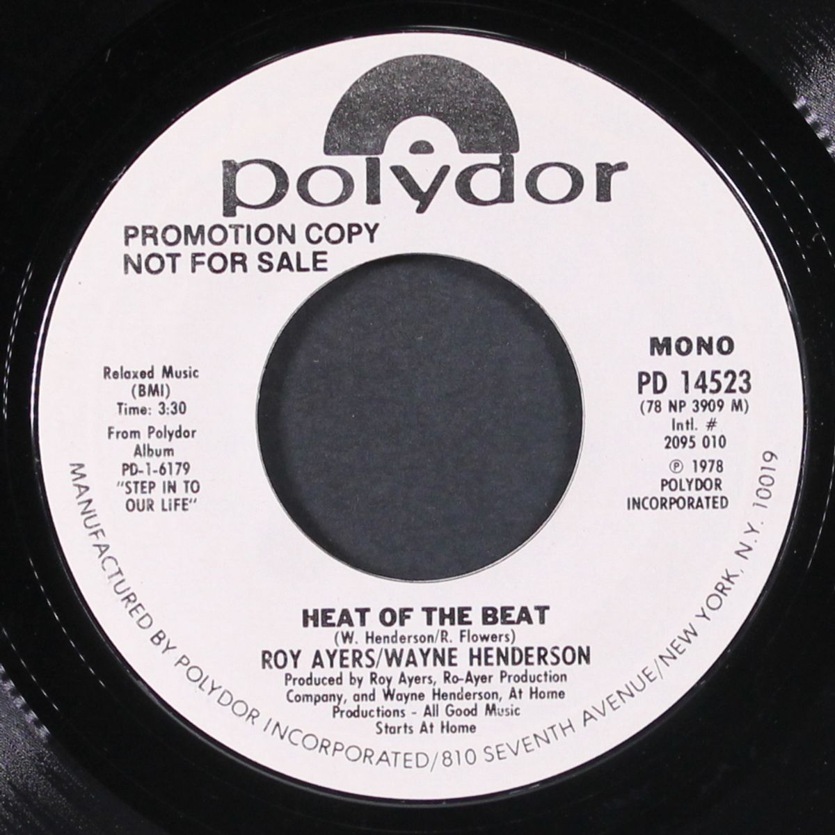 heat of the beat / mono by ROY AYERS & WAYNE HENDERSON