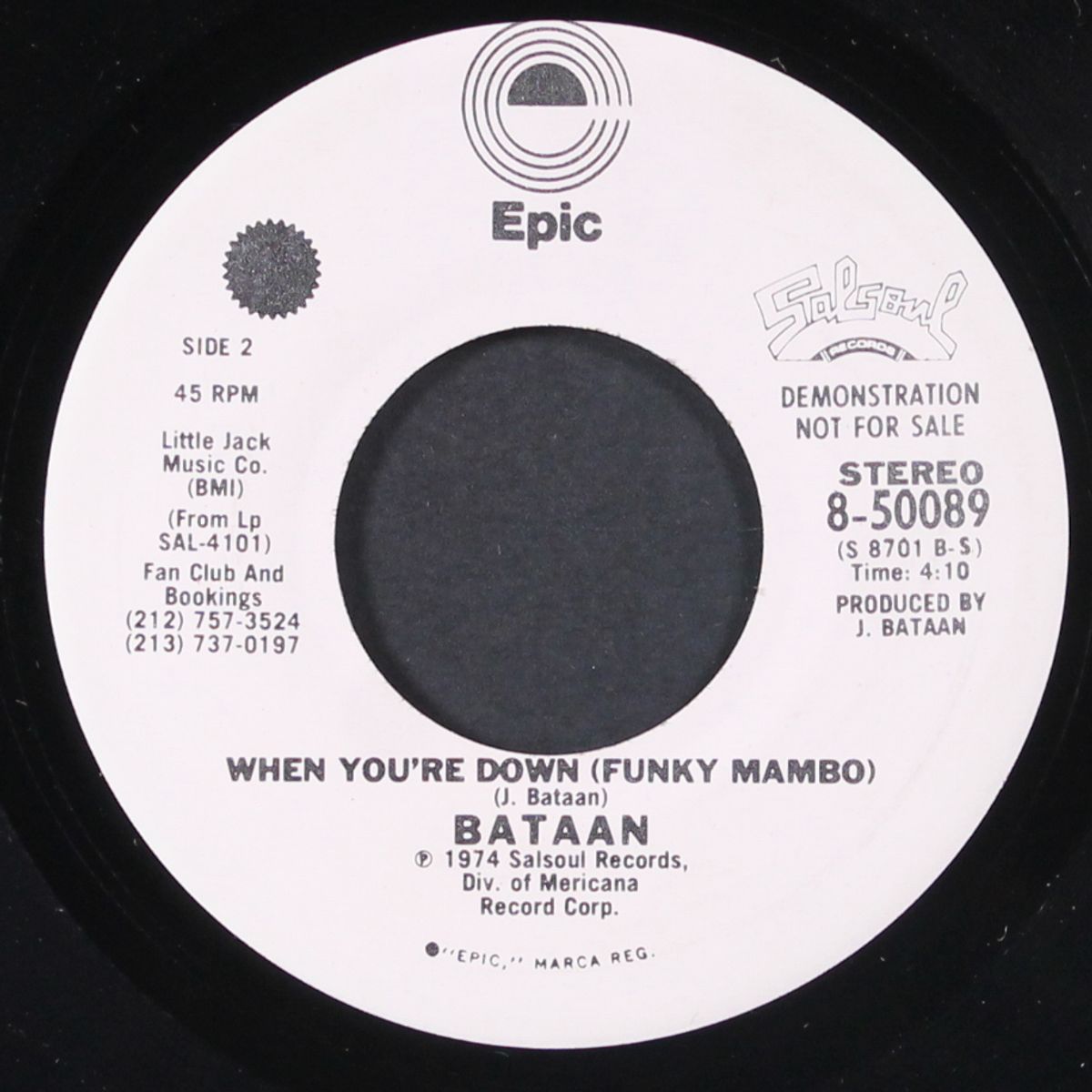the bottle (la botella) / when you're down (funky mambo) by BATAAN