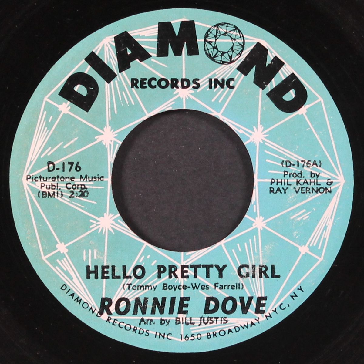hello pretty girl / keep it a secret by RONNIE DOVE