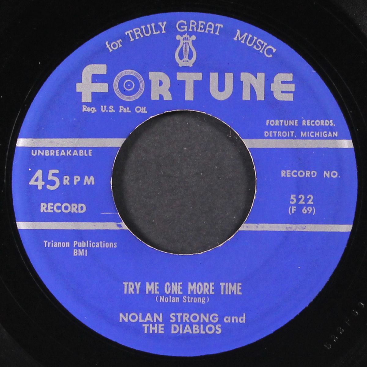 a teardrop from heaven / try me one more time by NOLAN STRONG & DIABLOS