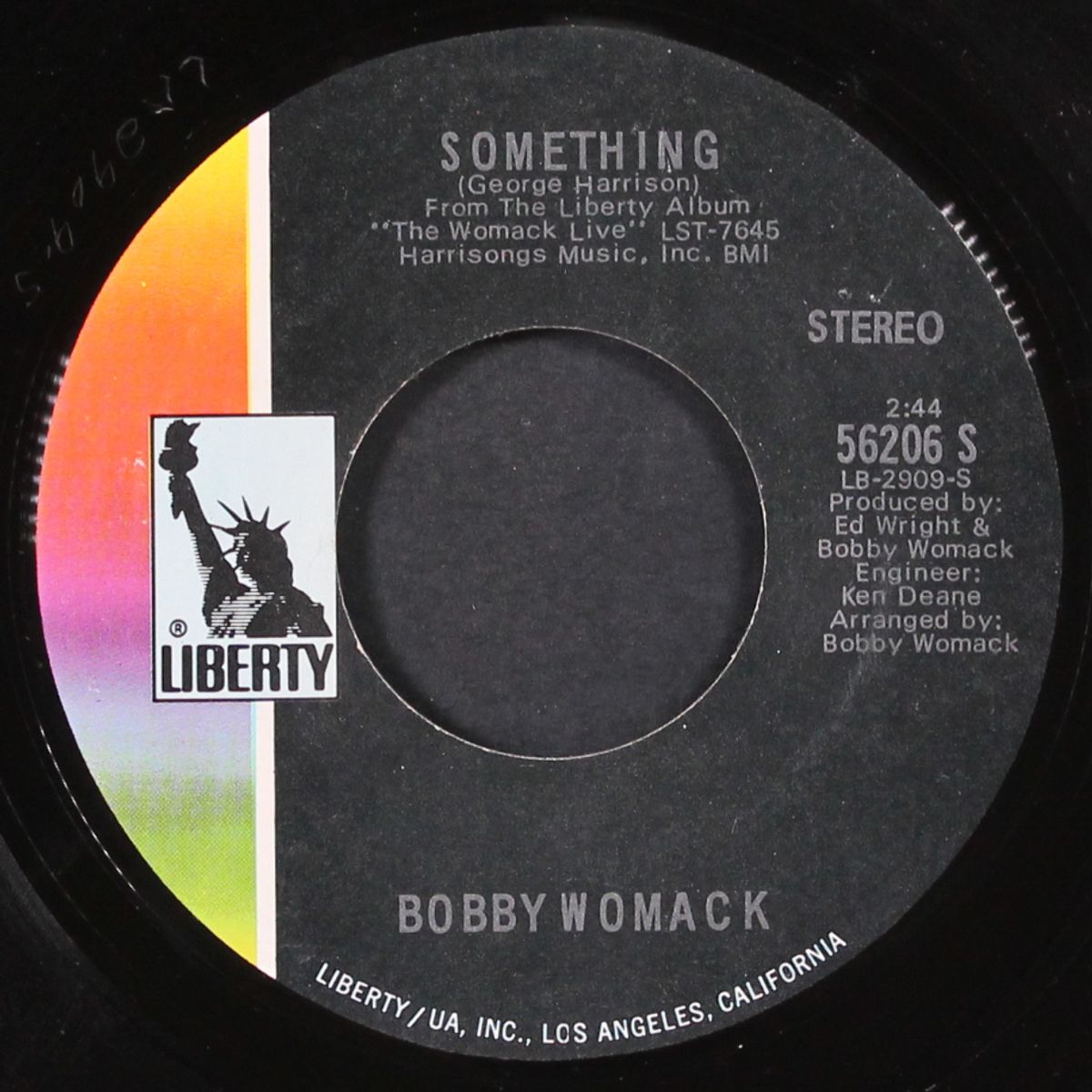 everybody's talkin' / something by BOBBY WOMACK