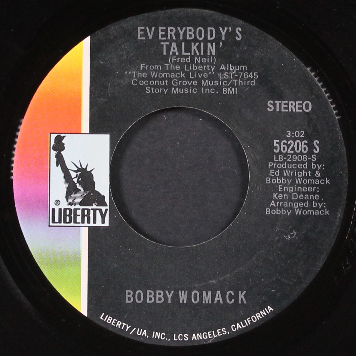 everybody's talkin' / something by BOBBY WOMACK