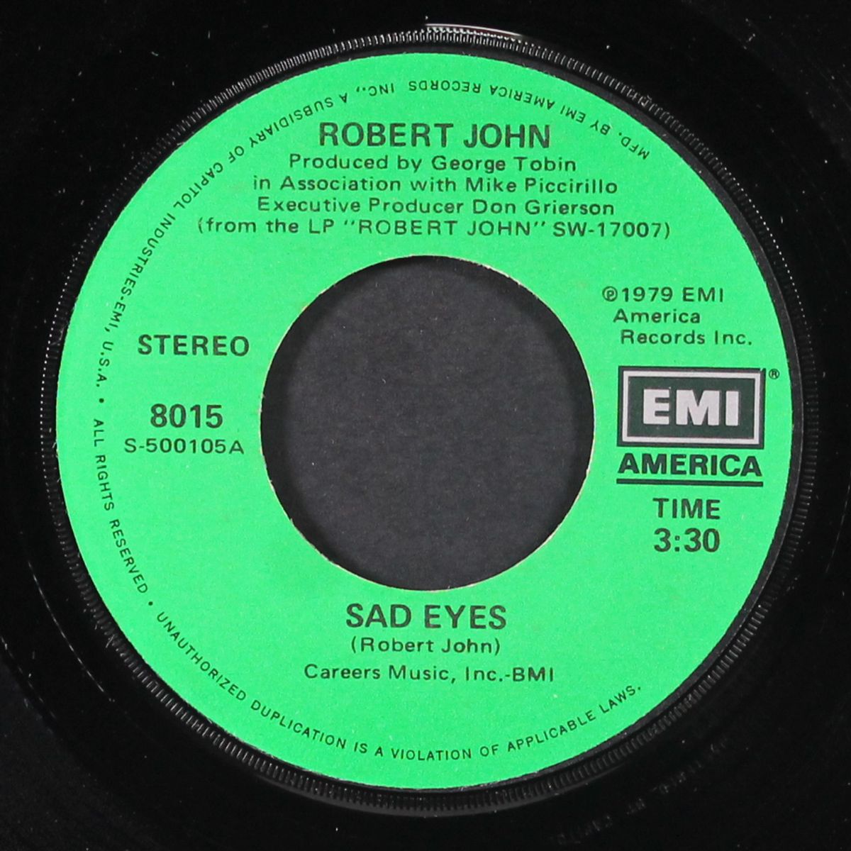 sad eyes / am i ever gonna hold you again by ROBERT JOHN