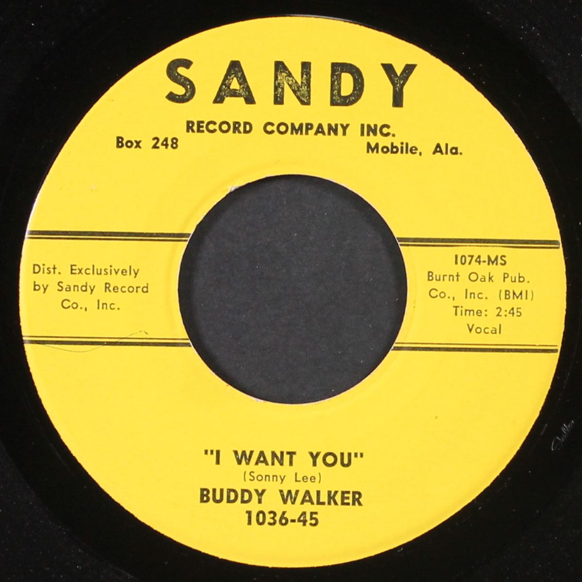 i want you / it's you by BUDDY WALKER