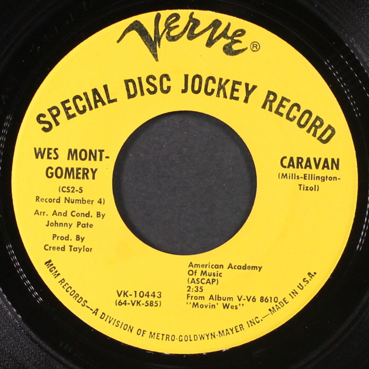 caravan / senza fine by WES MONTGOMERY