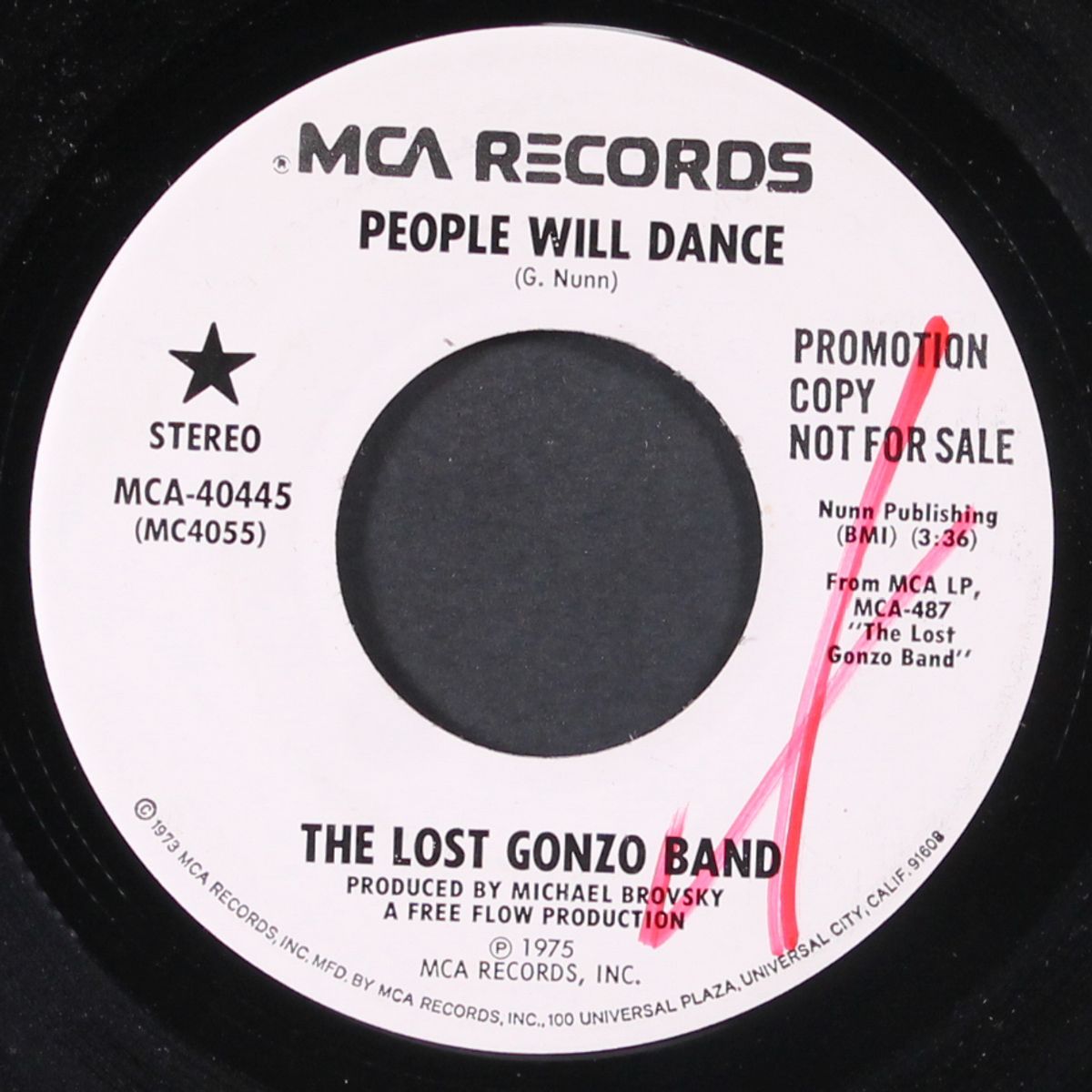 people will dance / same by LOST GONZO BAND