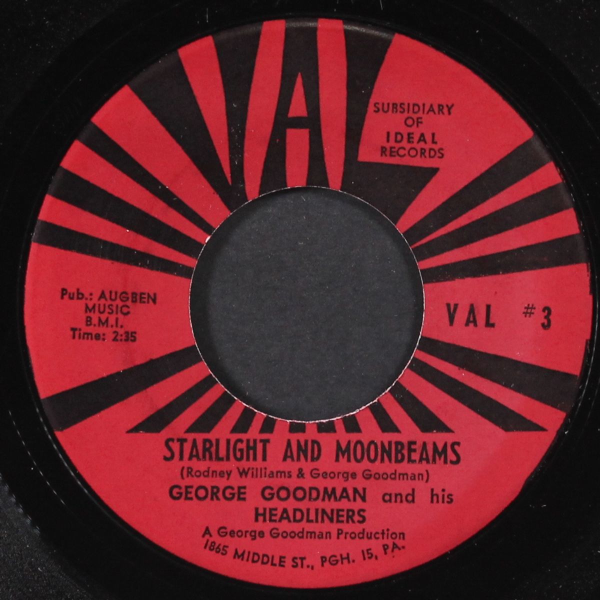 starlight and moonbeams / i'm so tired by GEORGE GOODMAN & HEADLINERS