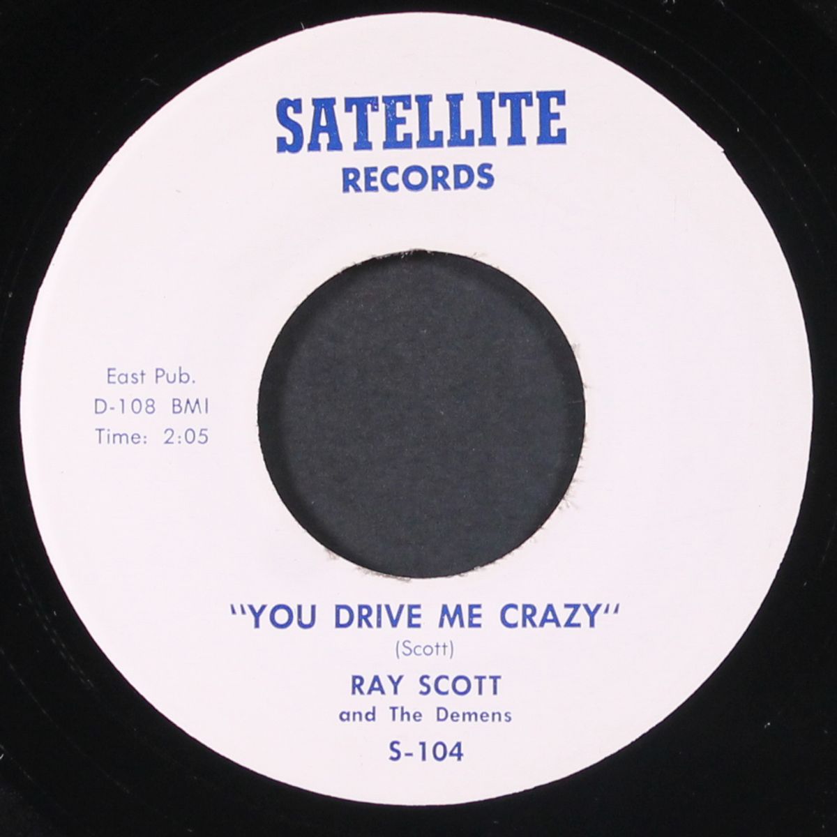 you drive me crazy / say anything but not goodbye by RAY SCOTT