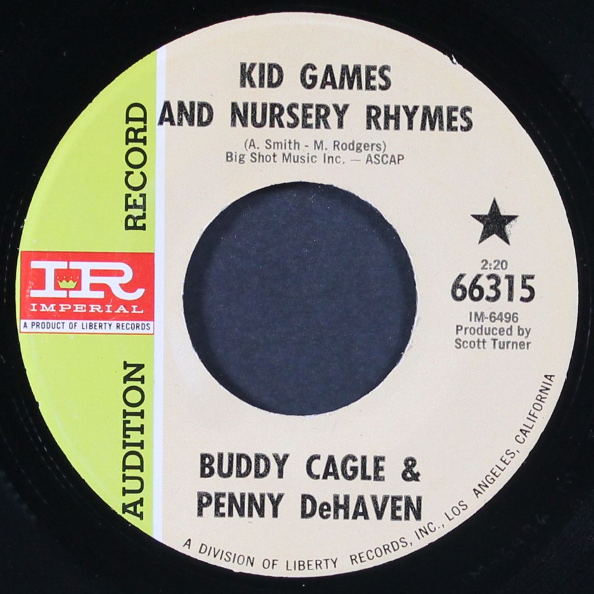 kid games and nursery rhymes / so sad by BUDDY CAGLE & PENNY DEHAVEN