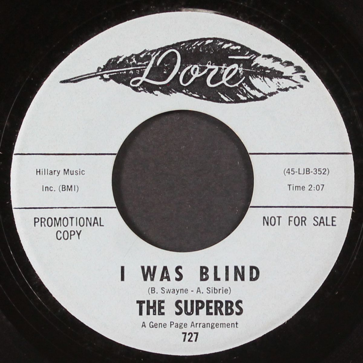 the big hurt / i was blind by SUPERBS