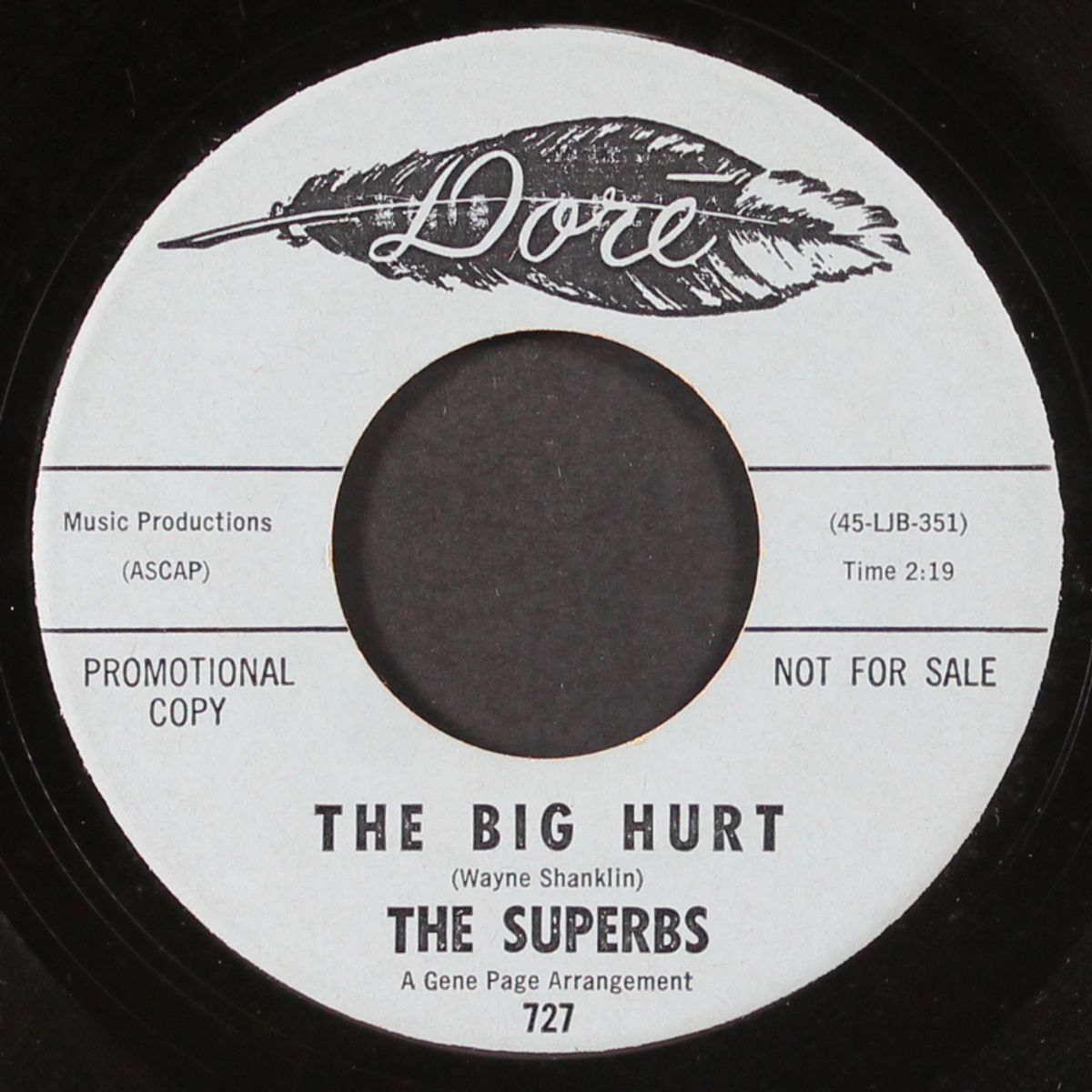 the big hurt / i was blind by SUPERBS