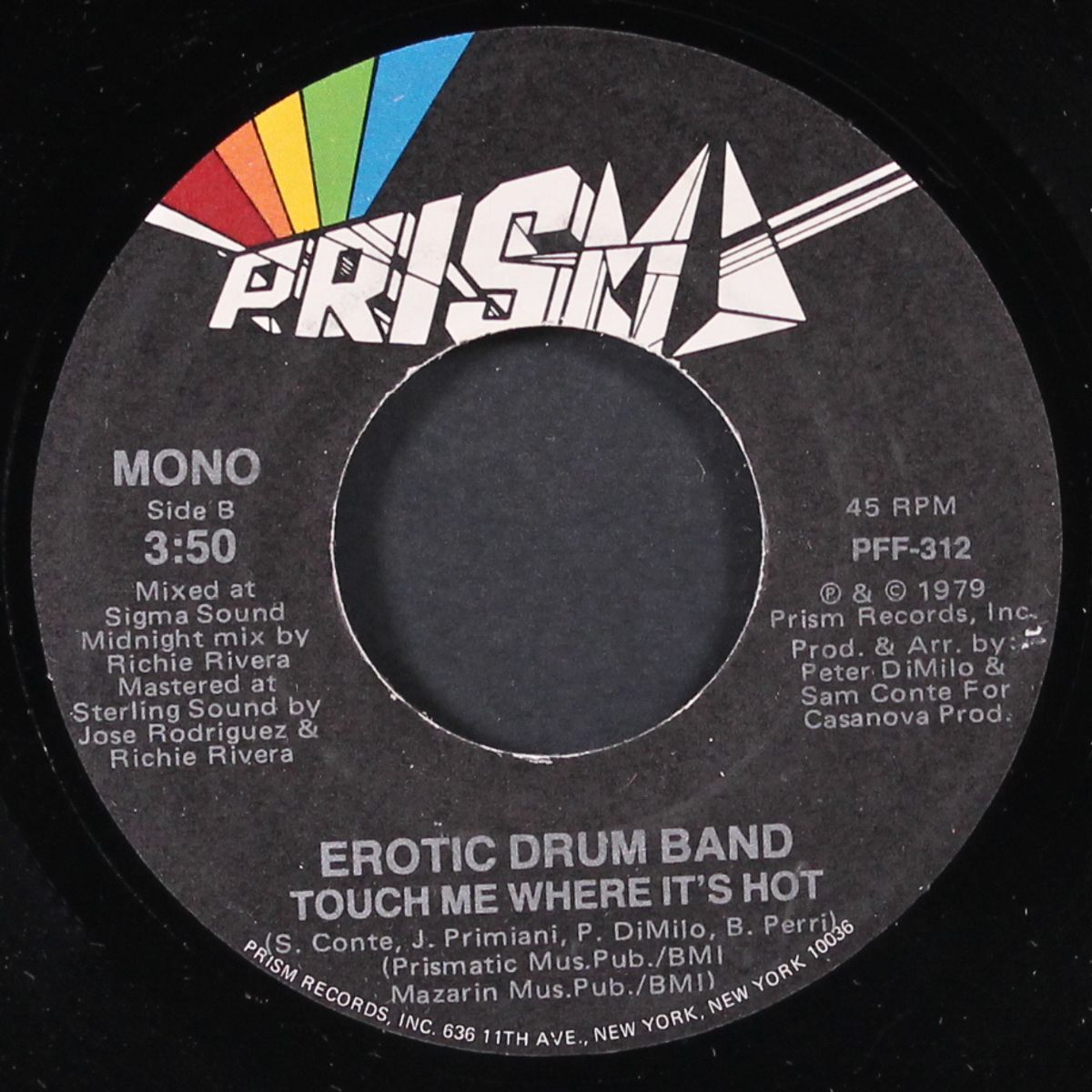 touch me where it's hot / mono by EROTIC DRUM BAND
