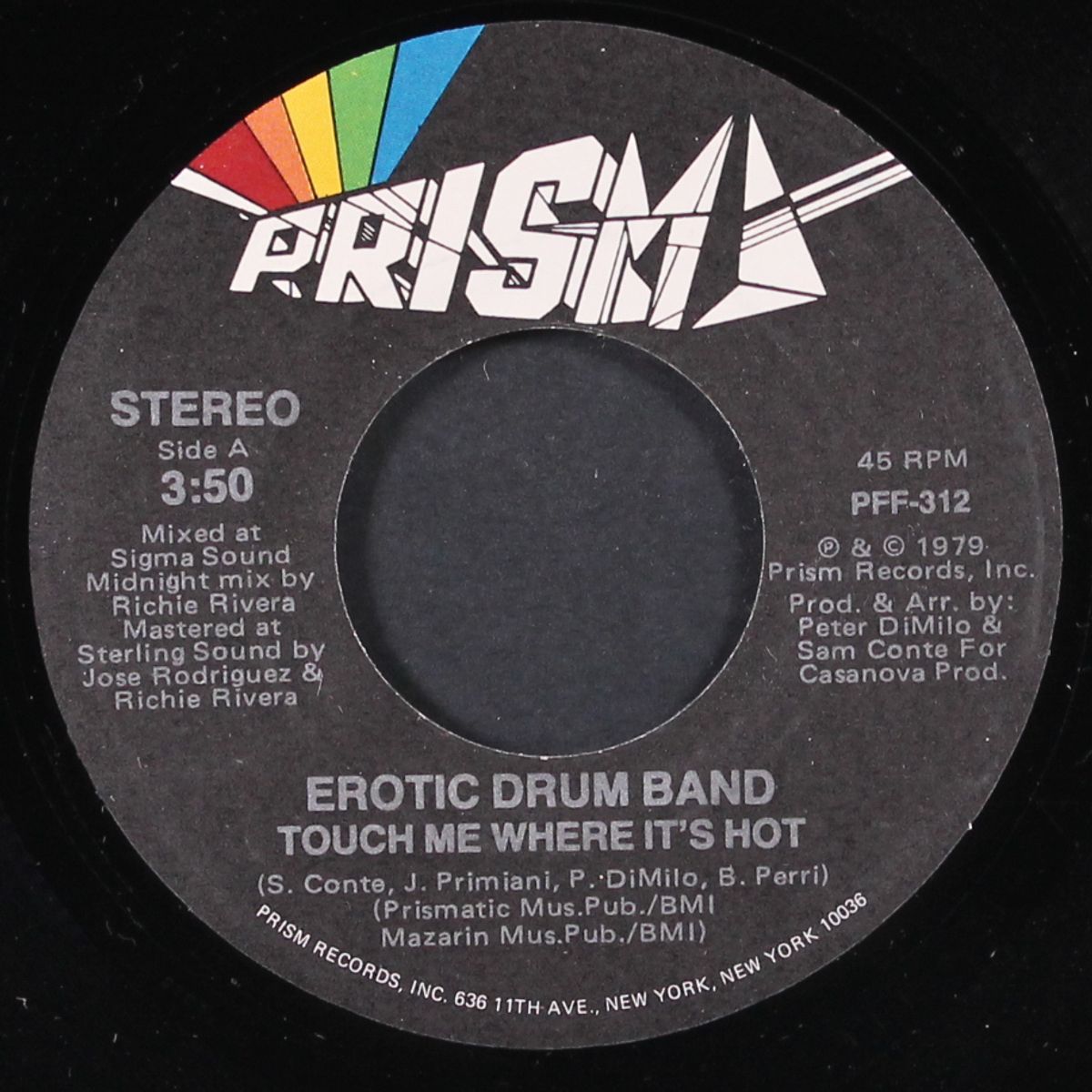 touch me where it's hot / mono by EROTIC DRUM BAND