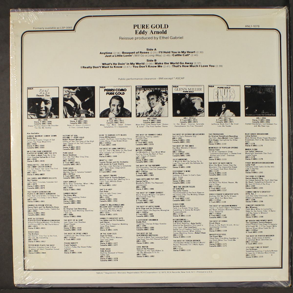pure gold by EDDY ARNOLD