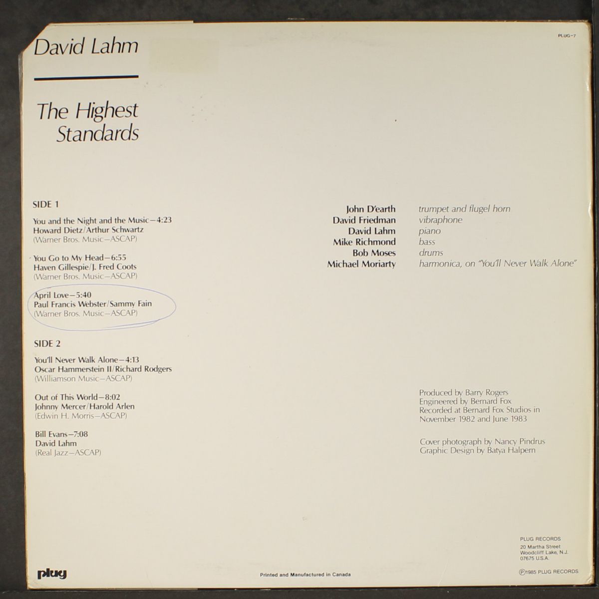 the highest standards by DAVID LAHM