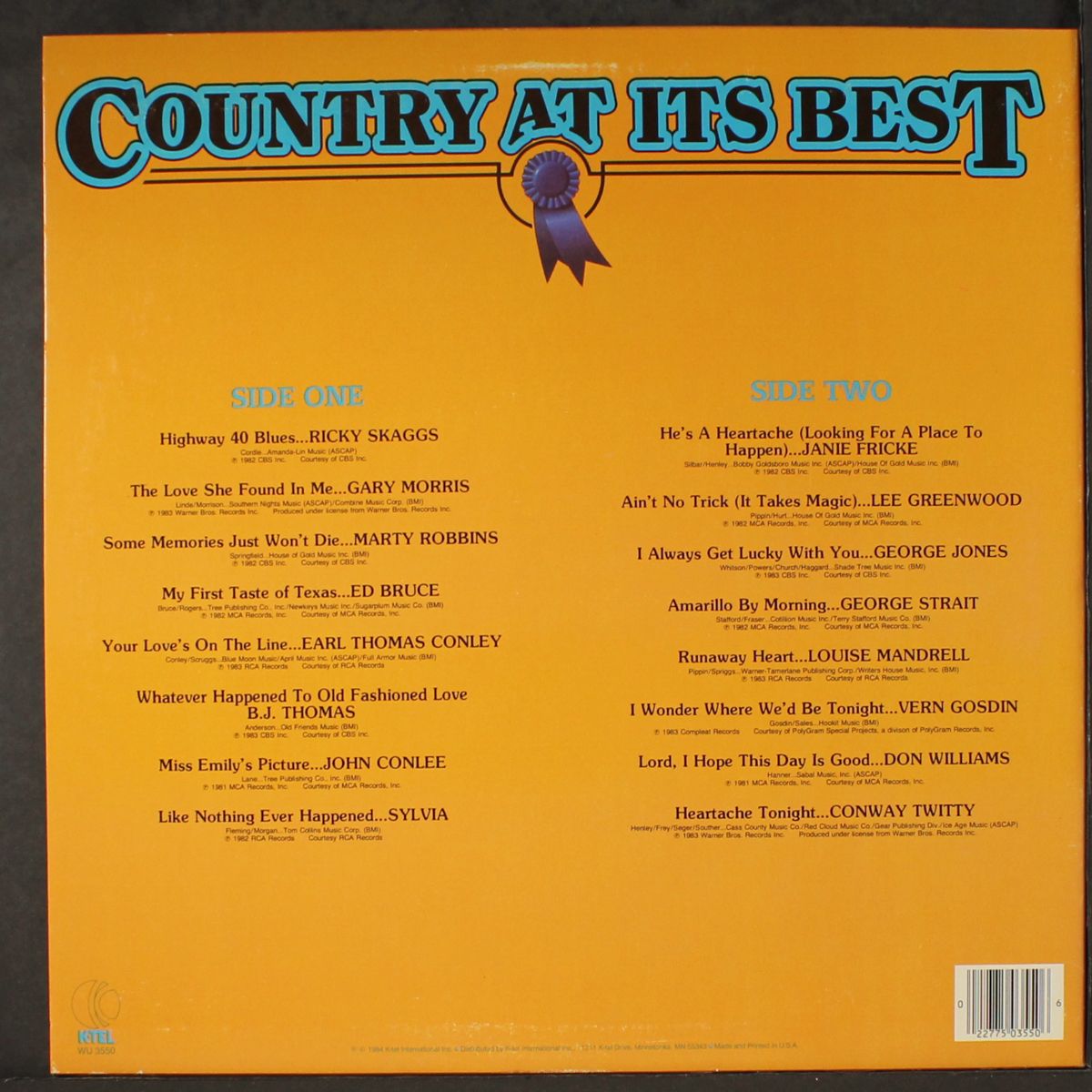 country at its best by VARIOUS