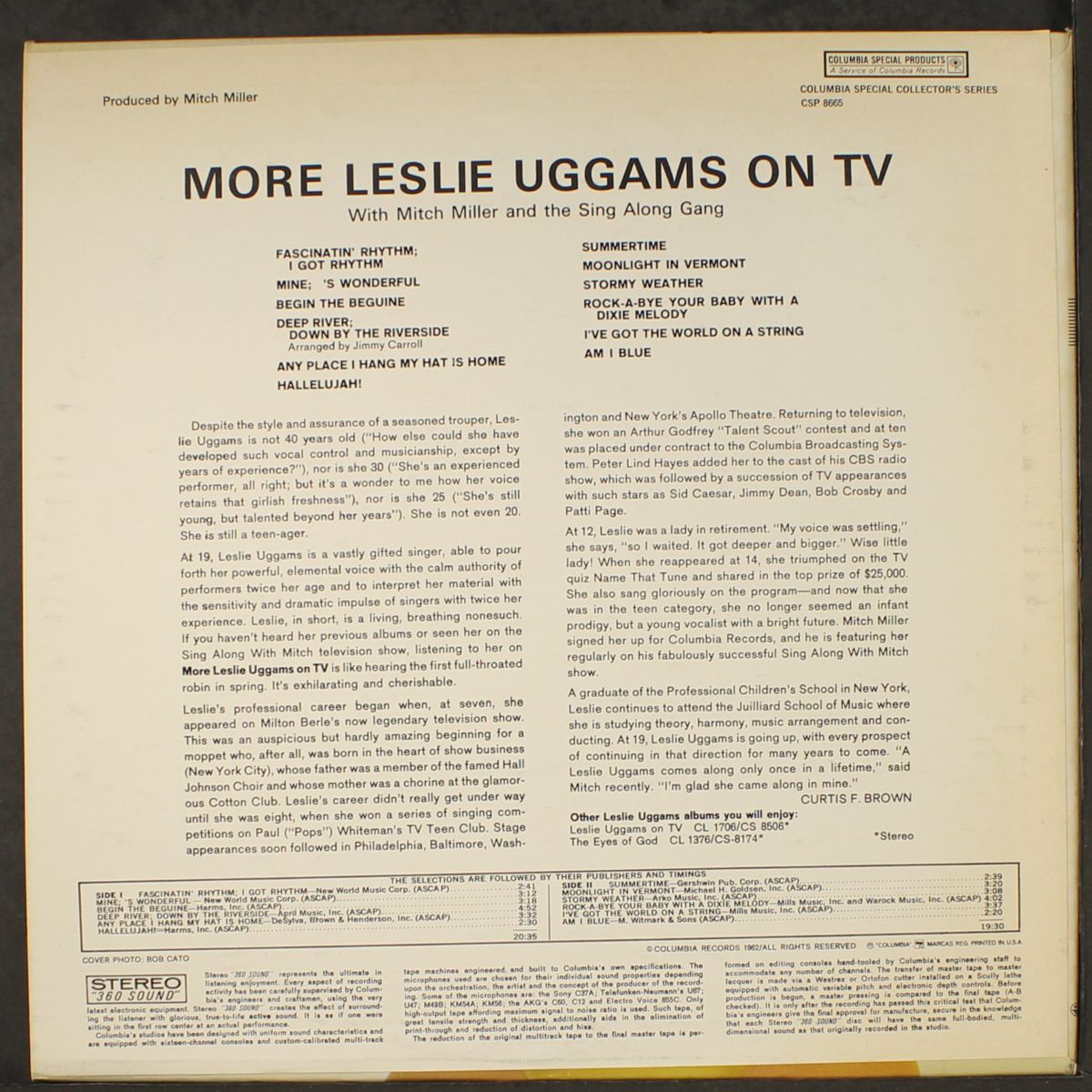 more on tv by LESLIE UGGAMS