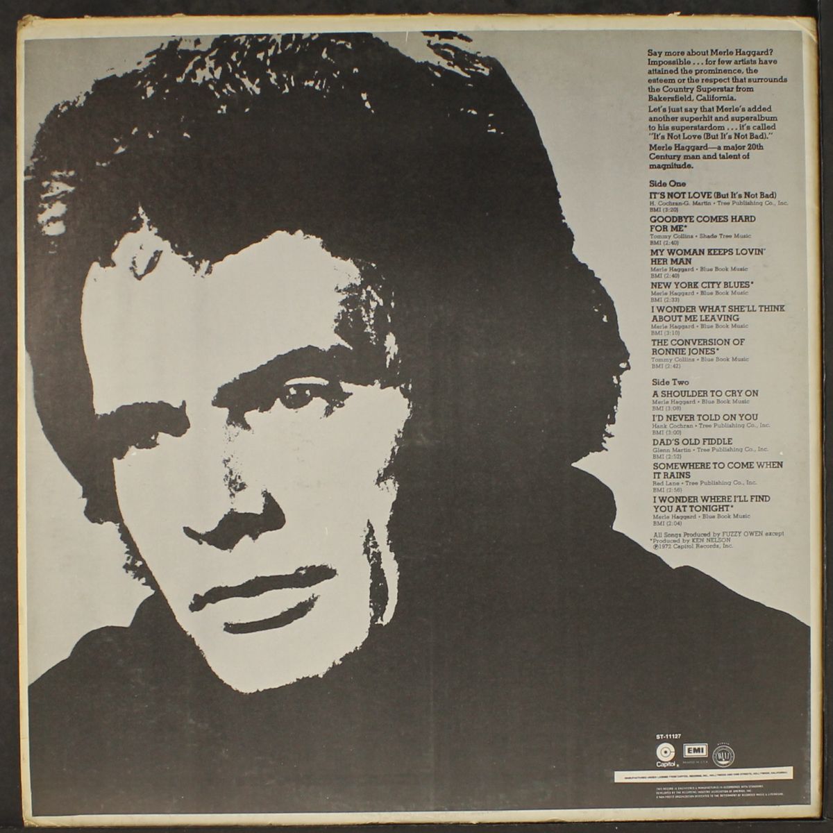 it's not love by MERLE HAGGARD