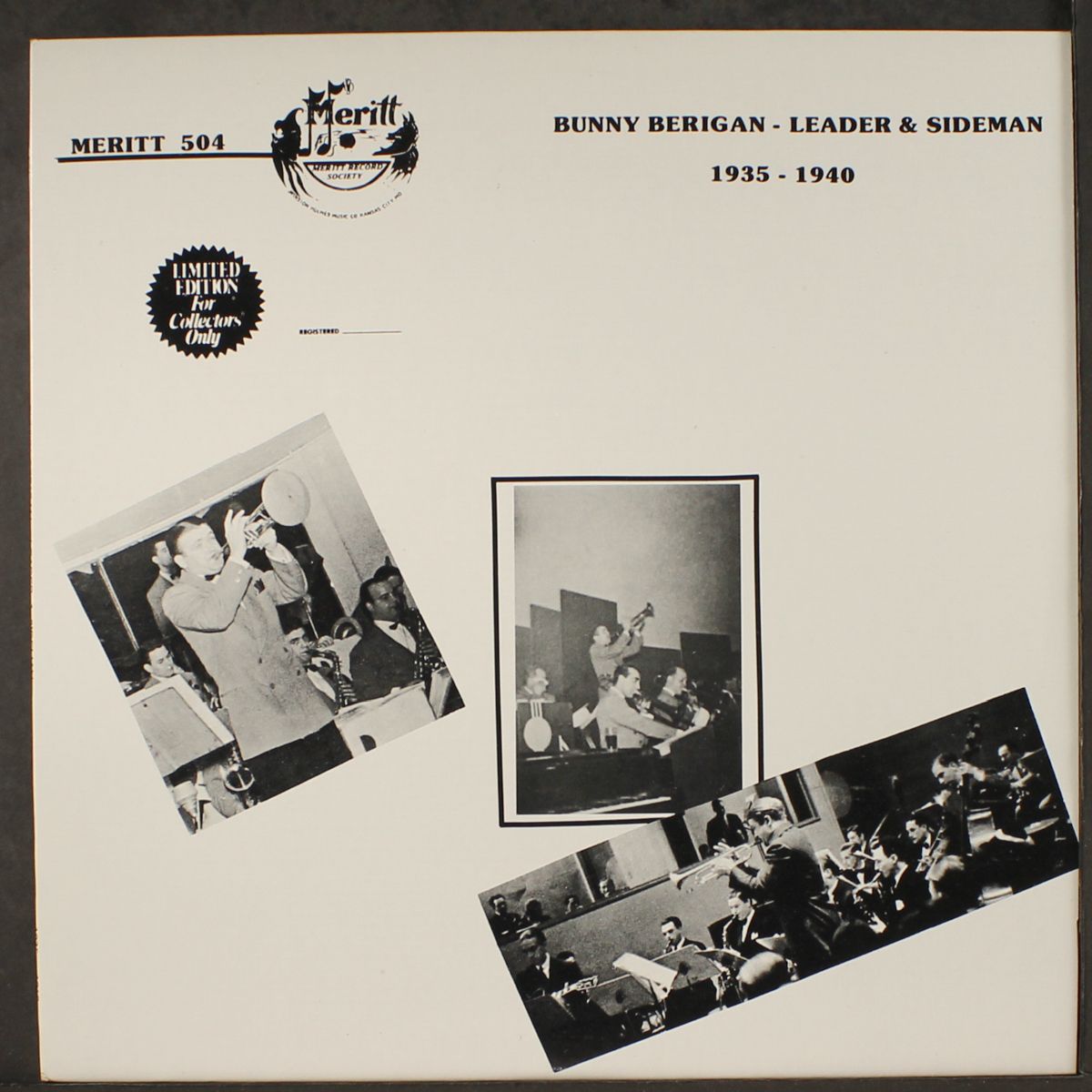 1935-1940 by BUNNY BERIGAN