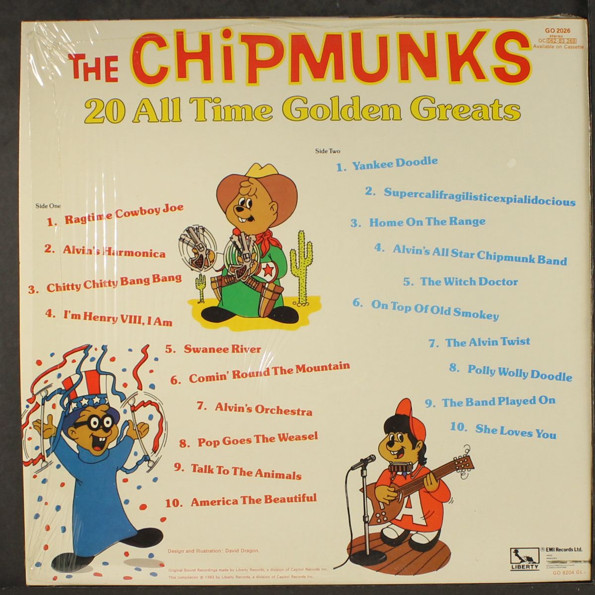 20 all time golden greats by CHIPMUNKS