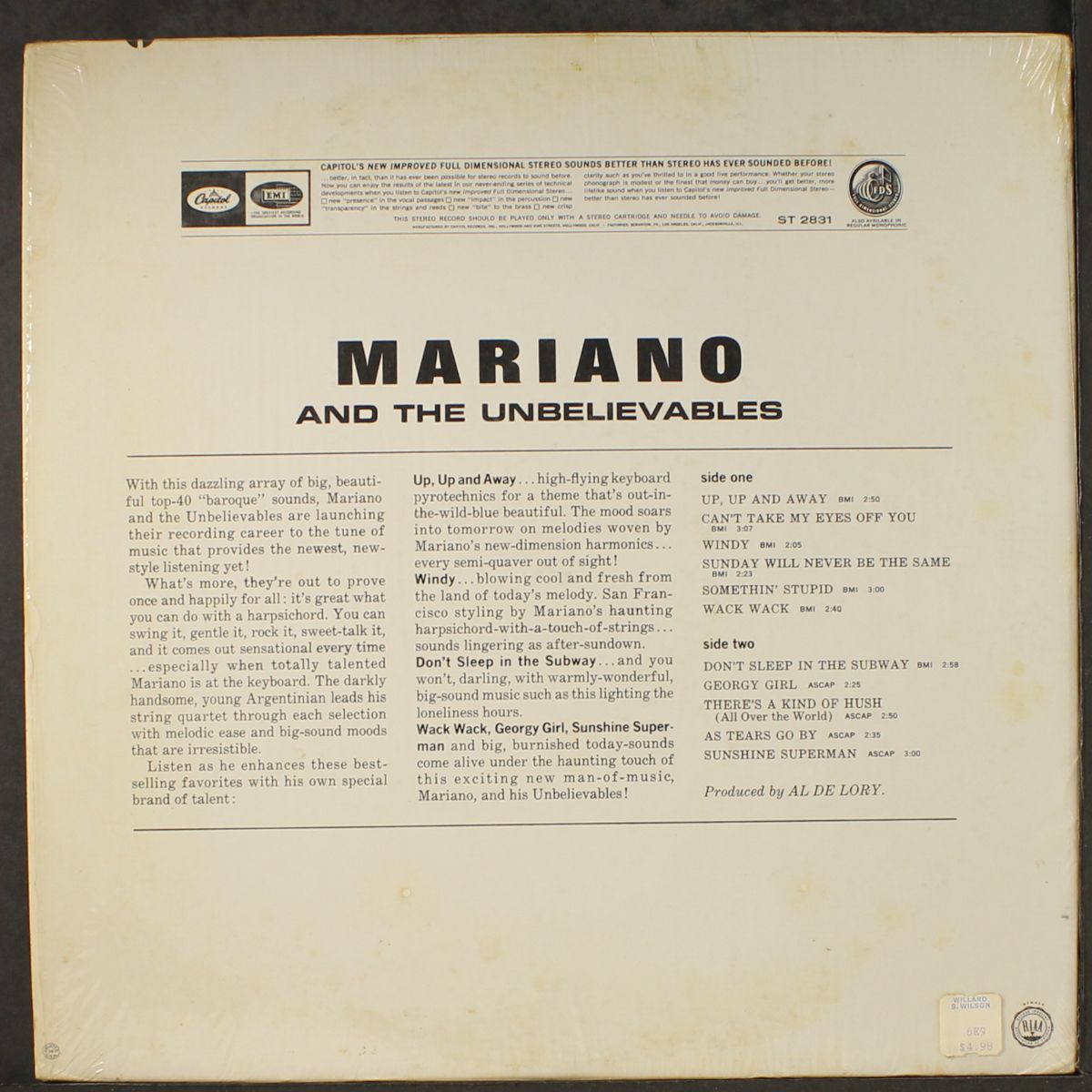 mariano and the unbelievables by MARIANO & UNBELIEVABLES