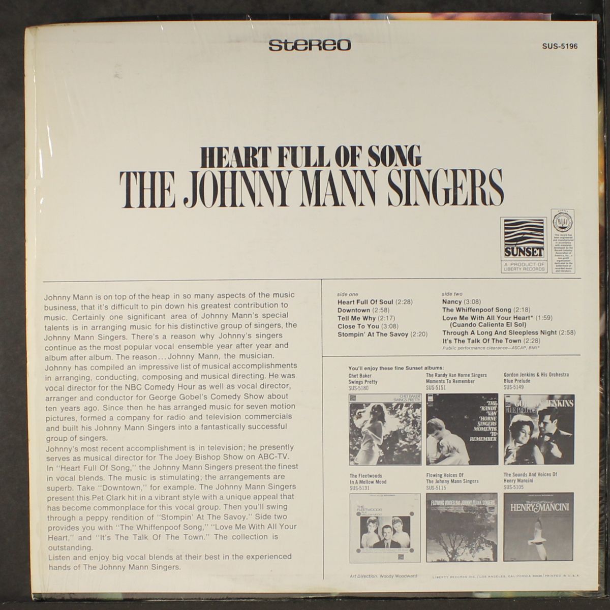 heart full of song by JOHNNIE MANN SINGERS