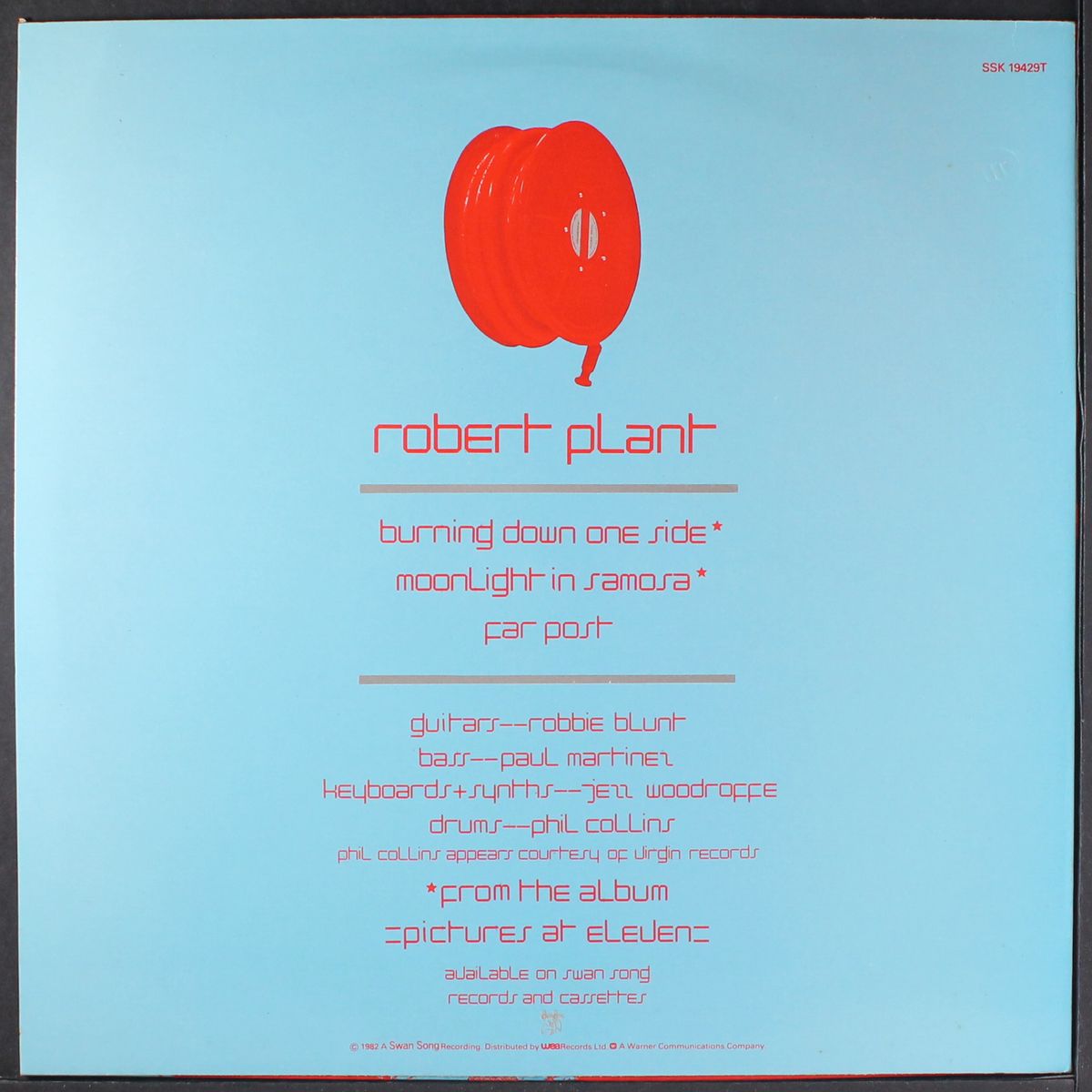 burning down one side +2 by ROBERT PLANT